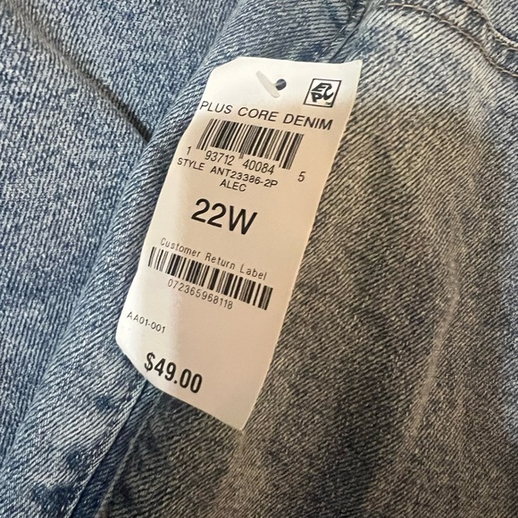 Stylish Blue Flare Women's Jeans - Picture 3 of 6